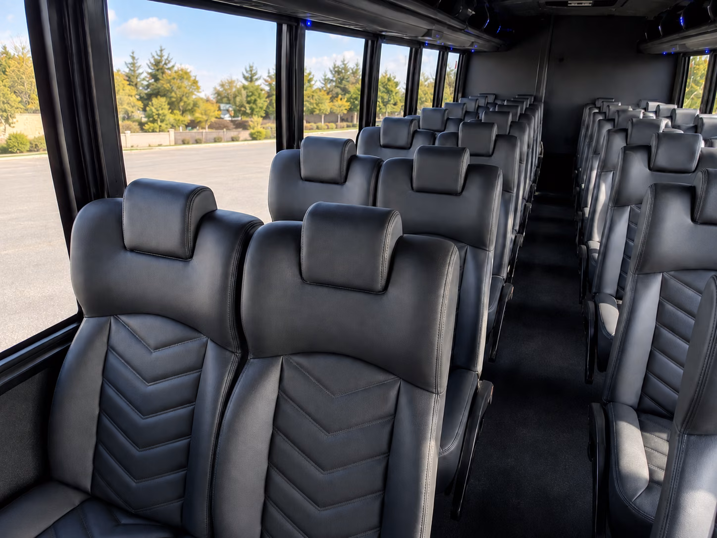 15 passenger minibus inside