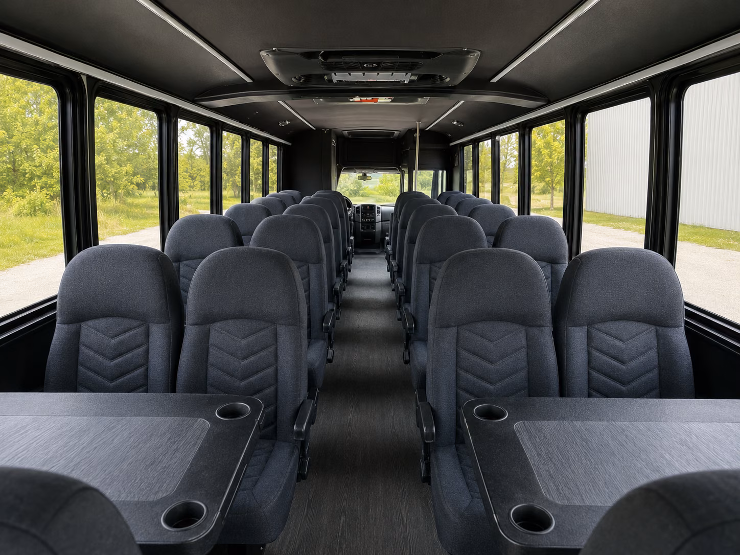 20 passenger minibus interior