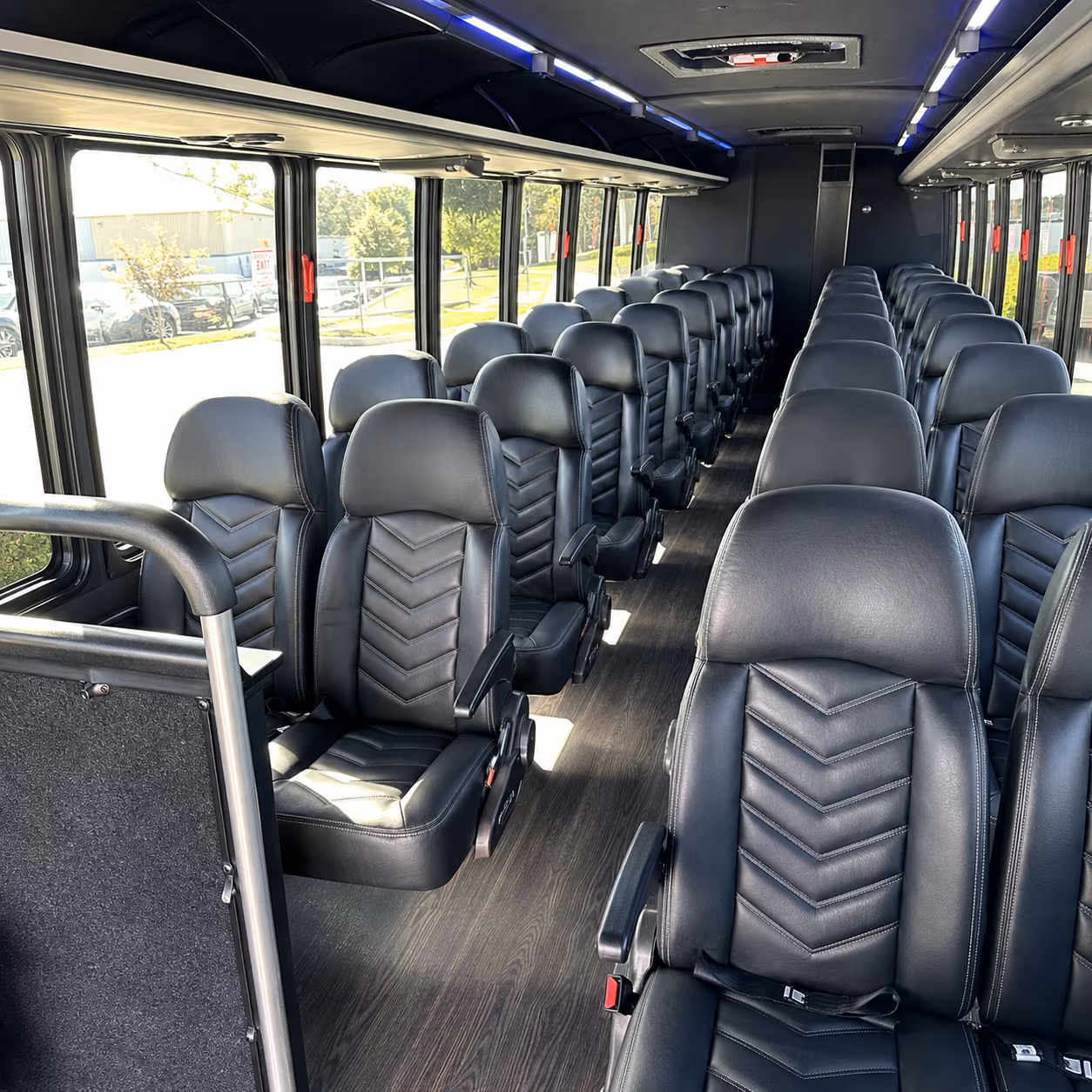 28 passenger minibus interior
