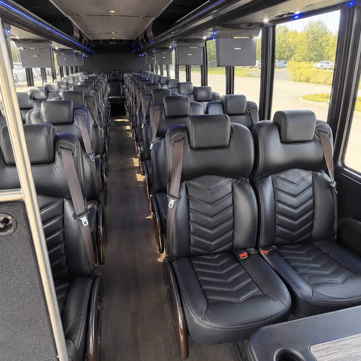 can i book a one way a round trip or a multi day package for a bus rental in jackson