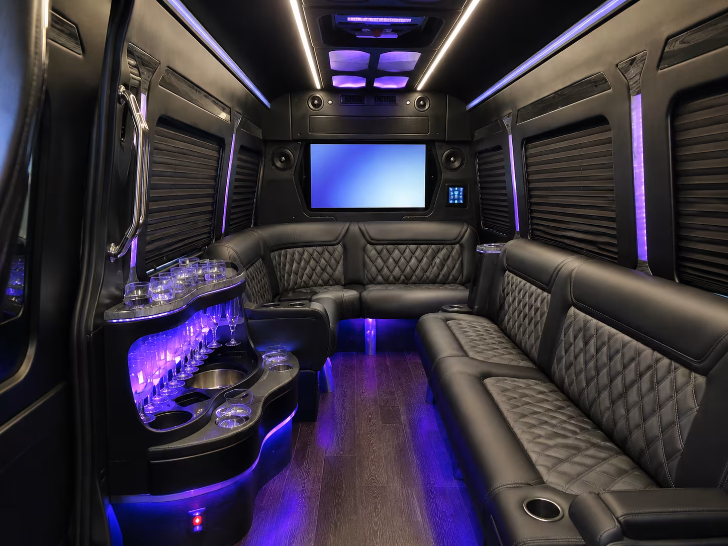 corporate wine tour and event shuttle buses in jackson