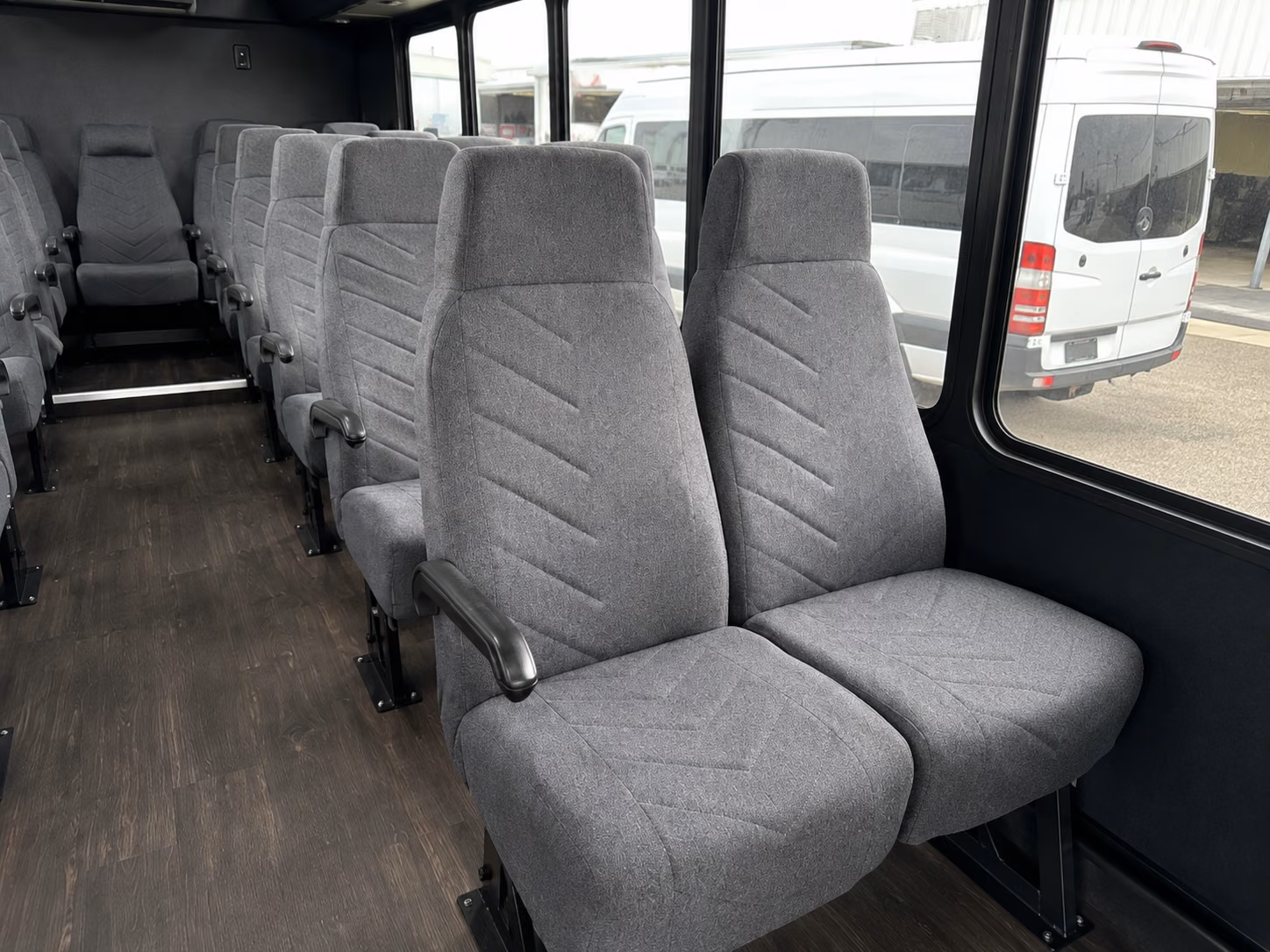 jackson 15 passenger minibus interior