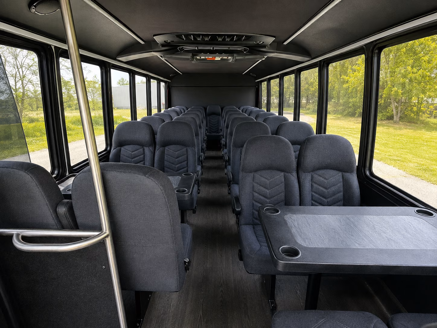 jackson 18 passenger minibus interior