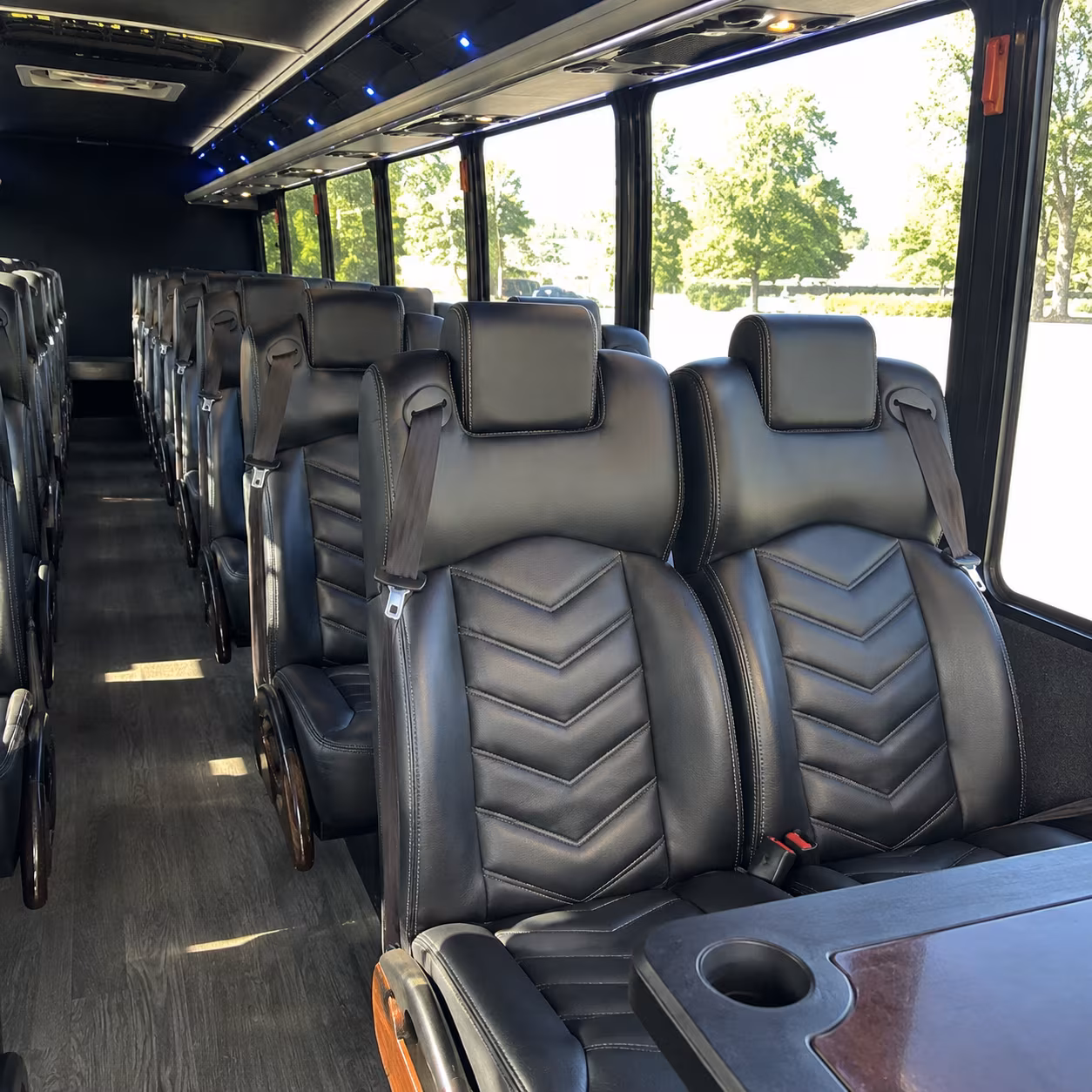 jackson 25 passenger minibus inside