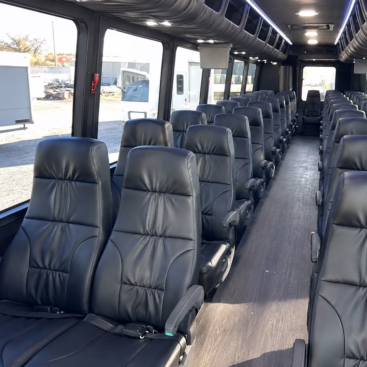jackson 30 passenger minibus inside