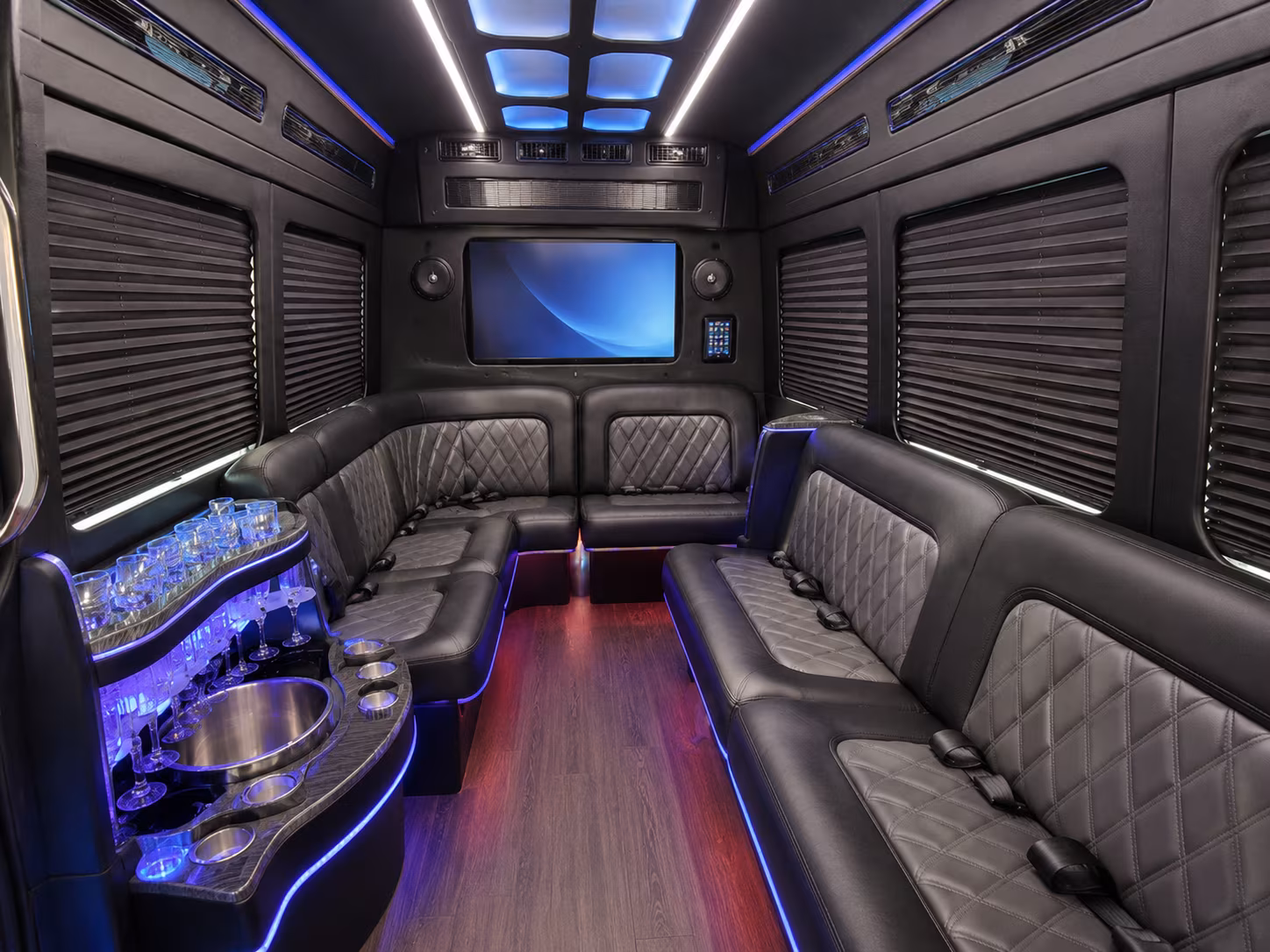 jackson 56 passenger charter bus interior