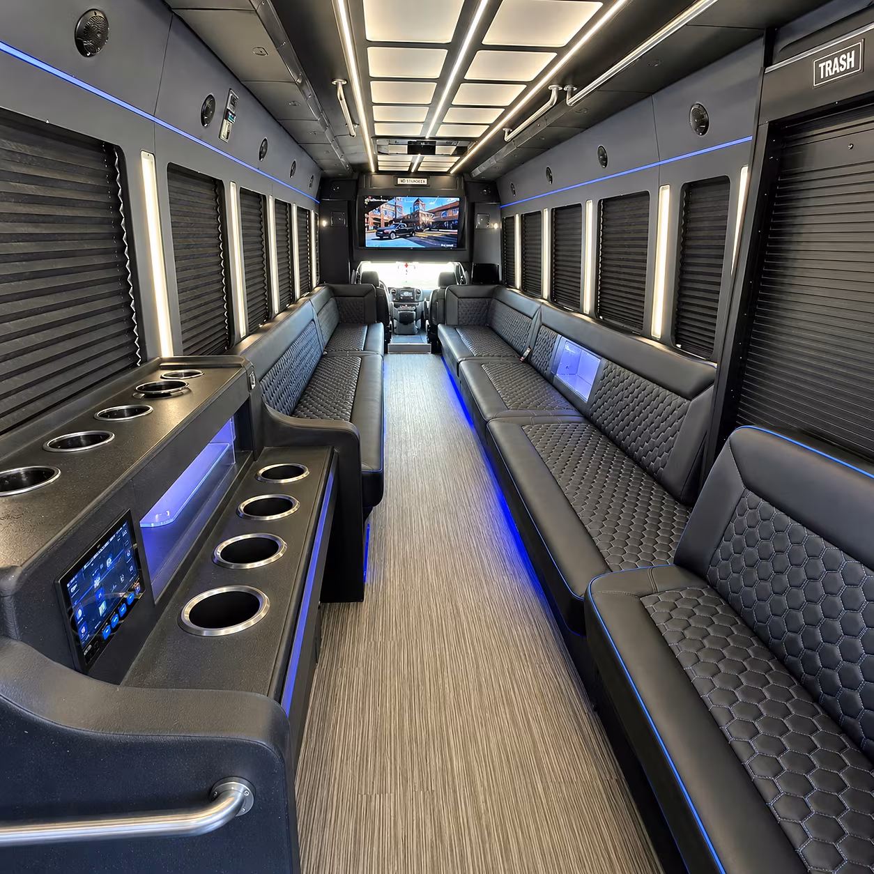 jackson party bus inside