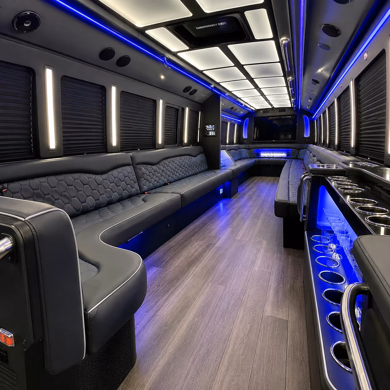 jackson party bus rentals inside
