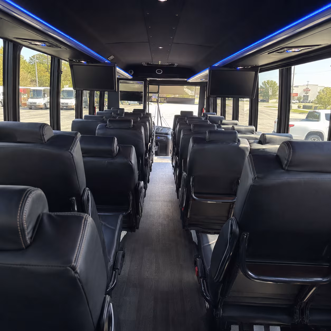 jackson private event transportation onboard seating