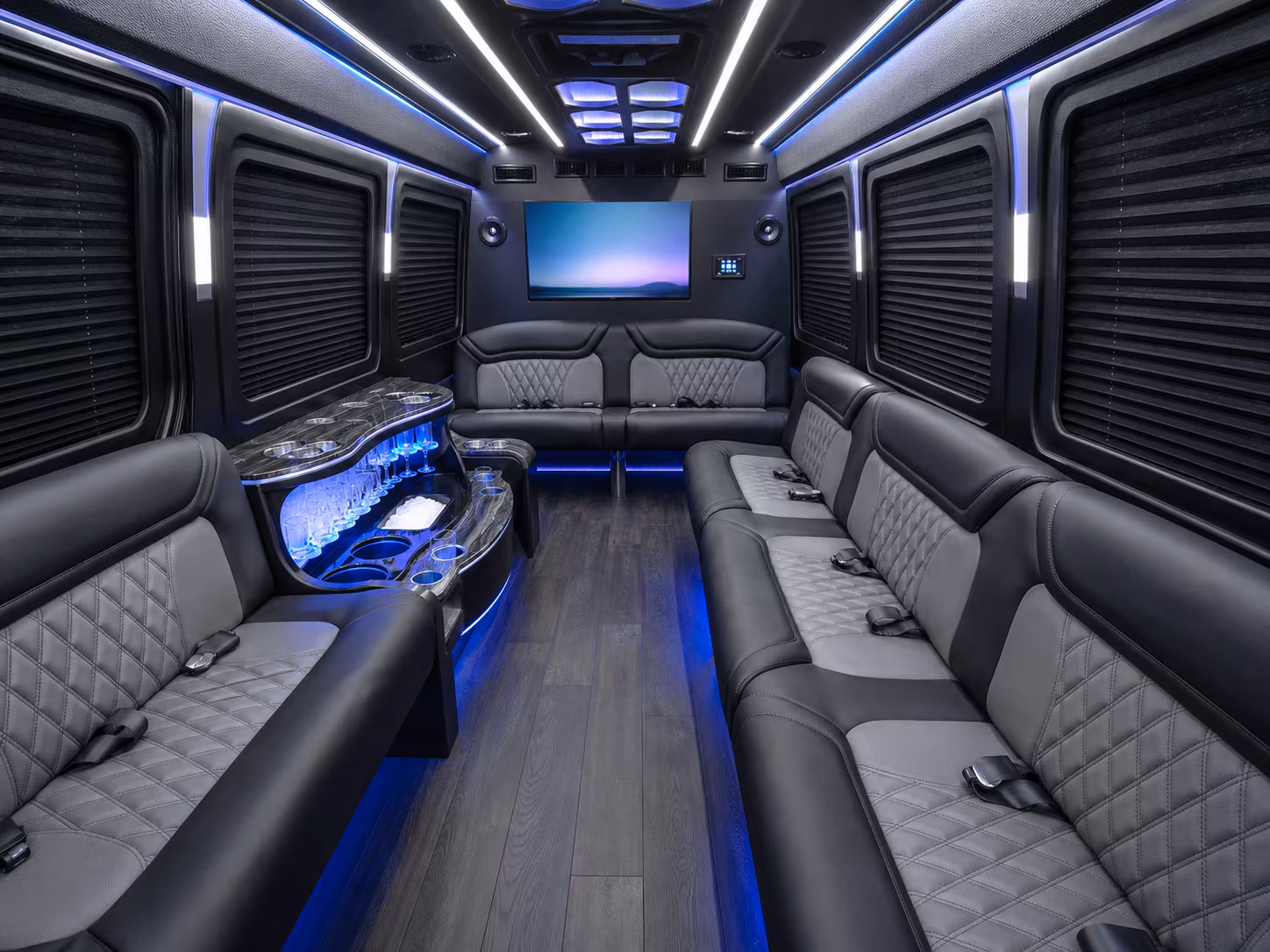 jackson sprinter limousine interior