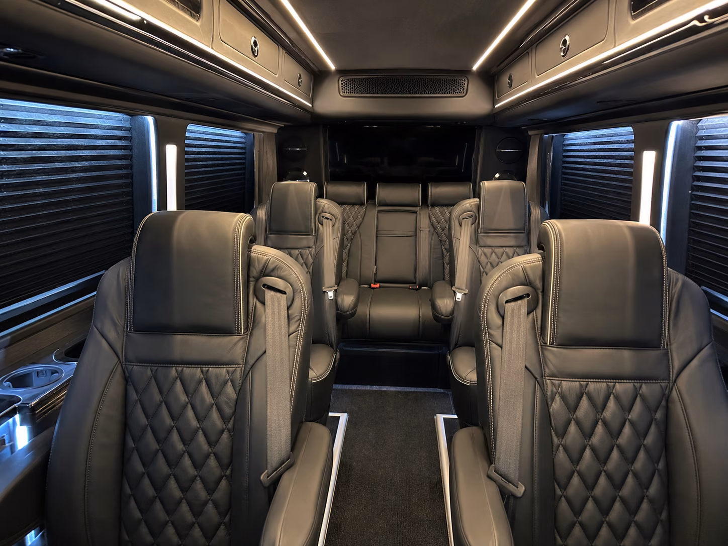 sprinter van with driver interior